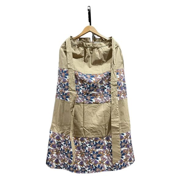 Sachin & Babi Anthropologie Womens 10 Floral Jacquard Tiered Maxi Skirt Belted - Picture 4 of 6